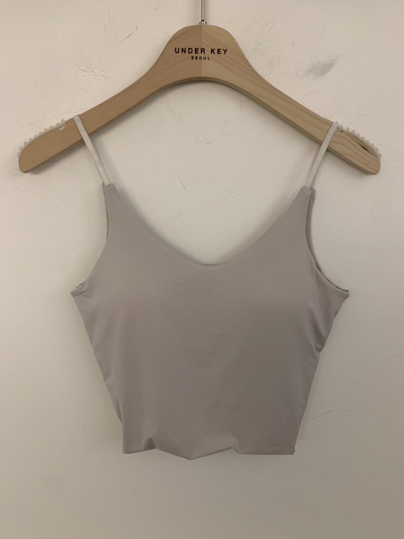 UNDER KEY韓國東大門代購女士新品人氣時尚推薦吊帶背心V領UNDER KEY吊帶/背心圖色1