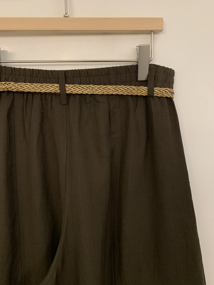 UNDER KEY韓國東大門直郵女士新品熱賣時尚休閑褲含腰帶UNDER KEY休閑褲