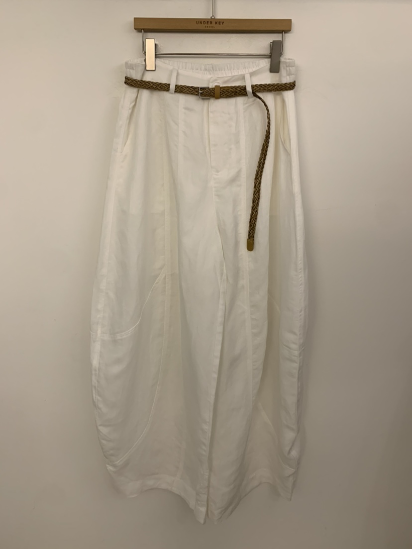 UNDER KEY韓國東大門直郵女士新品熱賣時尚休閑褲含腰帶UNDER KEY休閑褲圖色1