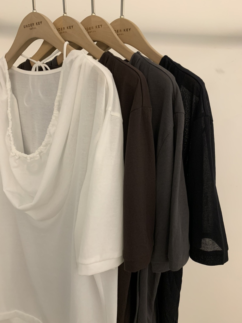 UNDER KEY韓國直郵女裝新款26春夏休閑職業熱賣人氣時尚T恤UNDER KEYT恤