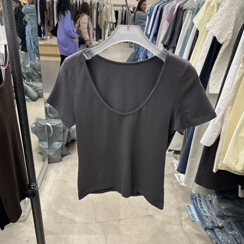 HELVETICA韓國直郵實拍女士新款休閑人氣職業26春夏熱賣T恤HELVETICAT恤