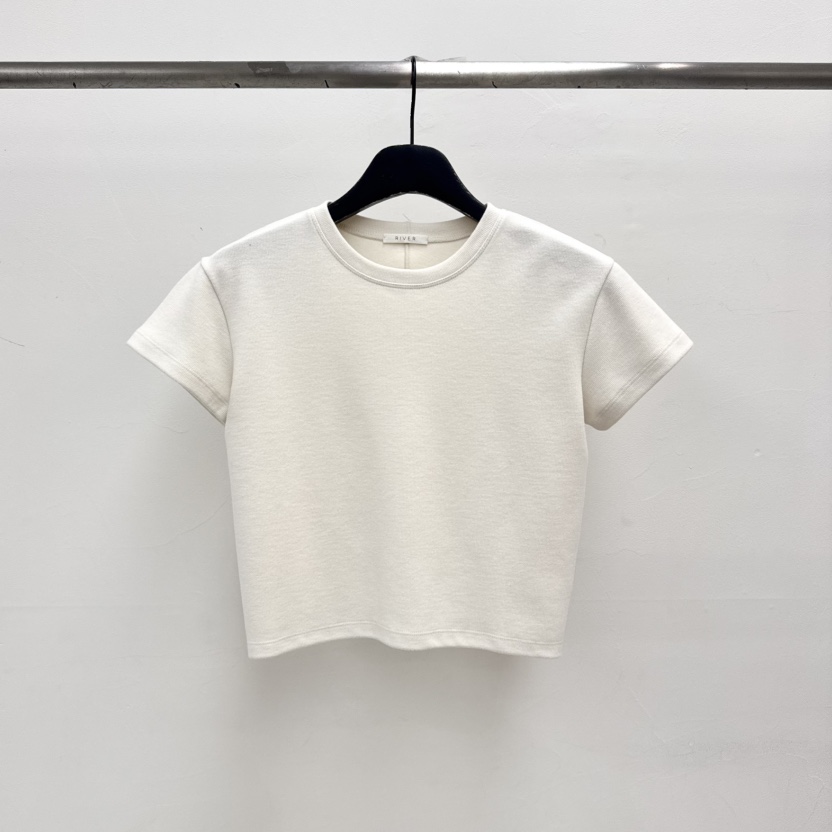 RIVER韓國代購女裝新品推薦職業人氣熱賣休閑26春夏時尚T恤WATER/RIVERT恤圖色1