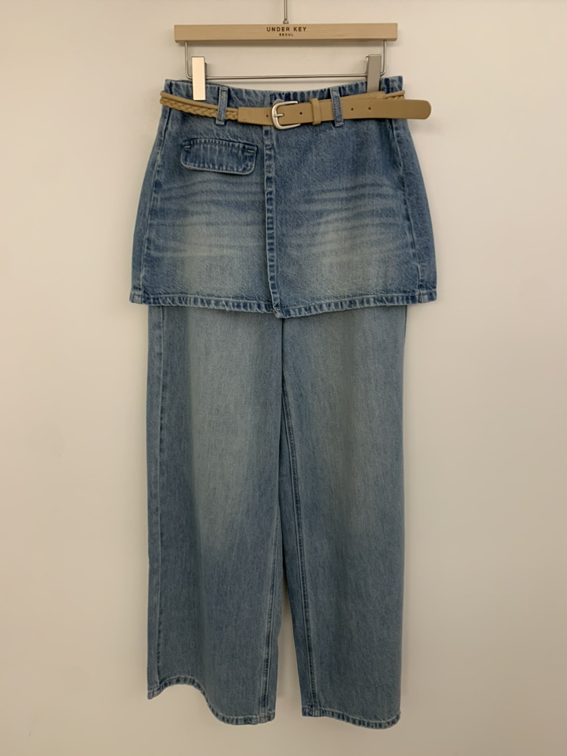 UNDER KEY韓國東大門直郵女士新款休閑時尚熱賣套裝含腰帶UNDER KEY套裝圖色2