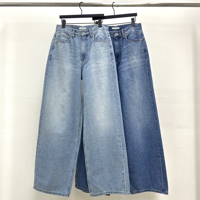 RIVER韓國代購女裝新款熱賣人氣休閑26春夏推薦牛仔褲泰迪熊WATER/RIVER牛仔褲