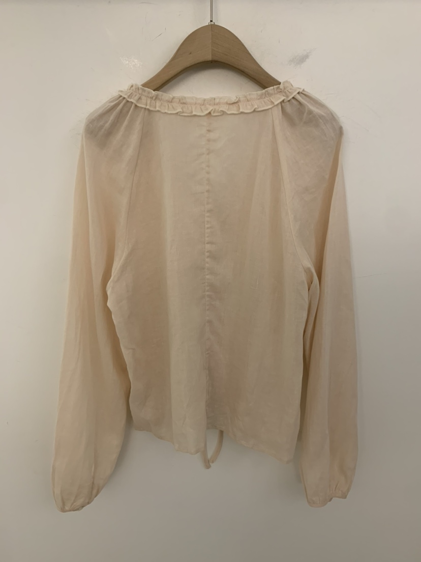 UNDER KEY韓國東大門直郵女士新款時尚襯衫蕾絲衫亞麻布UNDER KEY襯衫/蕾絲衫