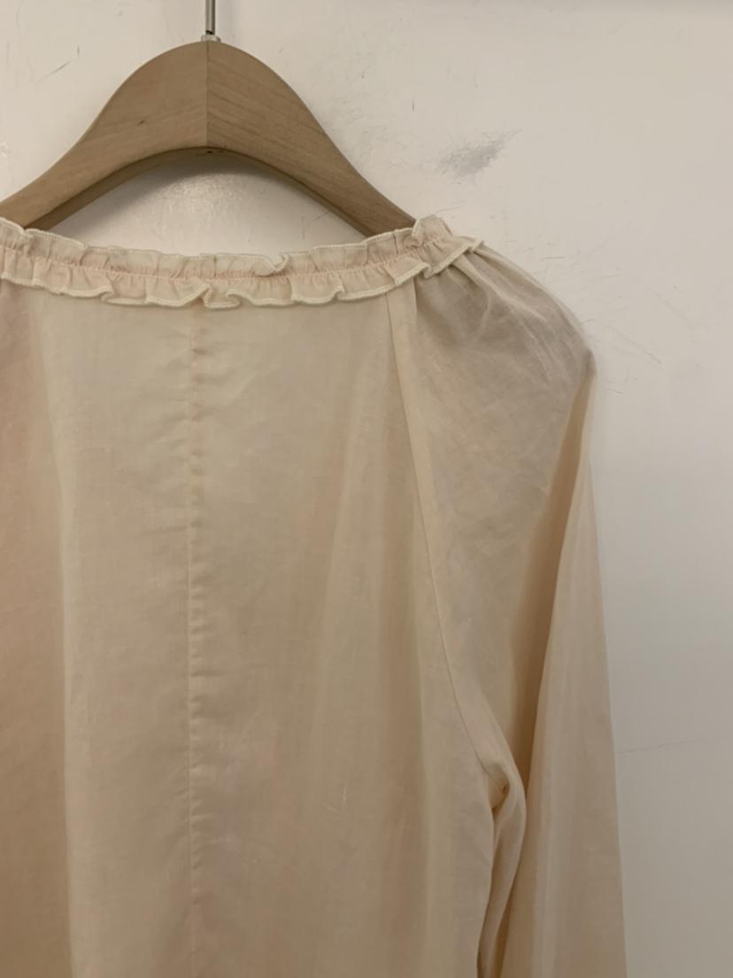 UNDER KEY韓國東大門直郵女士新款時尚襯衫蕾絲衫亞麻布UNDER KEY襯衫/蕾絲衫