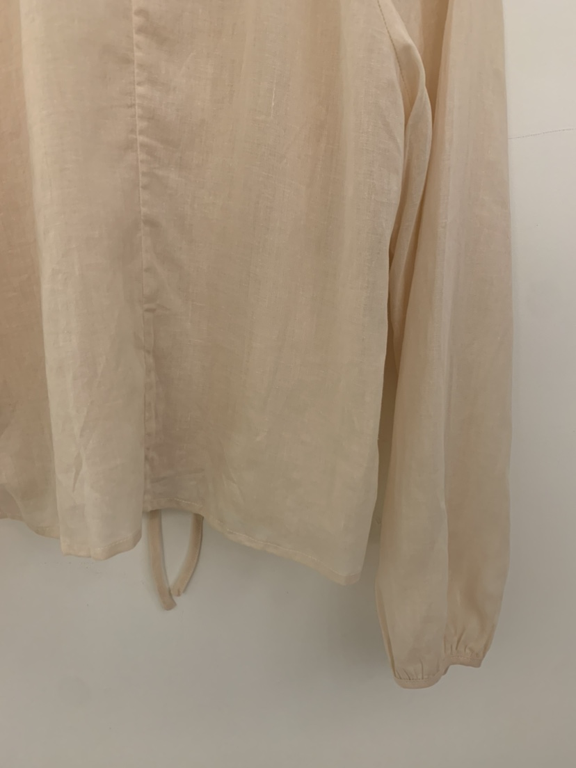 UNDER KEY韓國東大門直郵女士新款時尚襯衫蕾絲衫亞麻布UNDER KEY襯衫/蕾絲衫