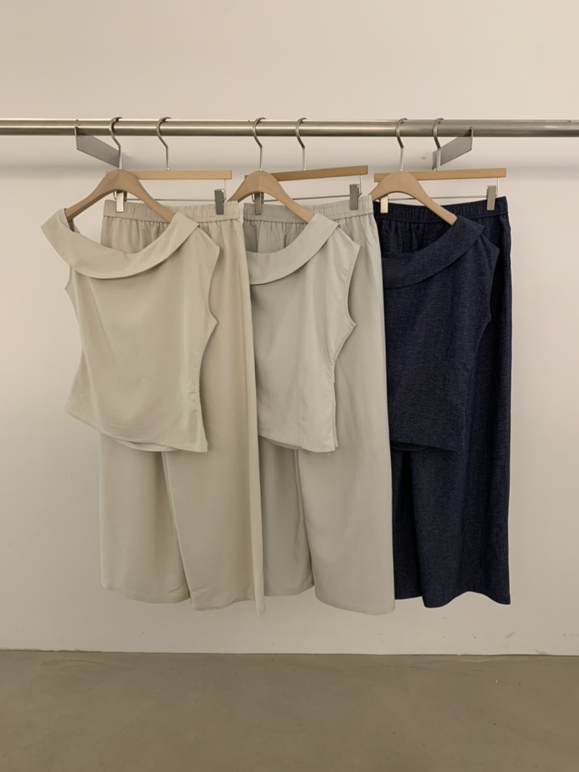 UNDER KEY韓國東大門直郵女裝新品休閑時尚人氣套裝亞麻UNDER KEY套裝