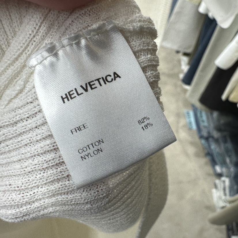 HELVETICA韓國東大門直郵女裝新款時尚休閑推薦26春夏吊帶背心HELVETICA吊帶/背心