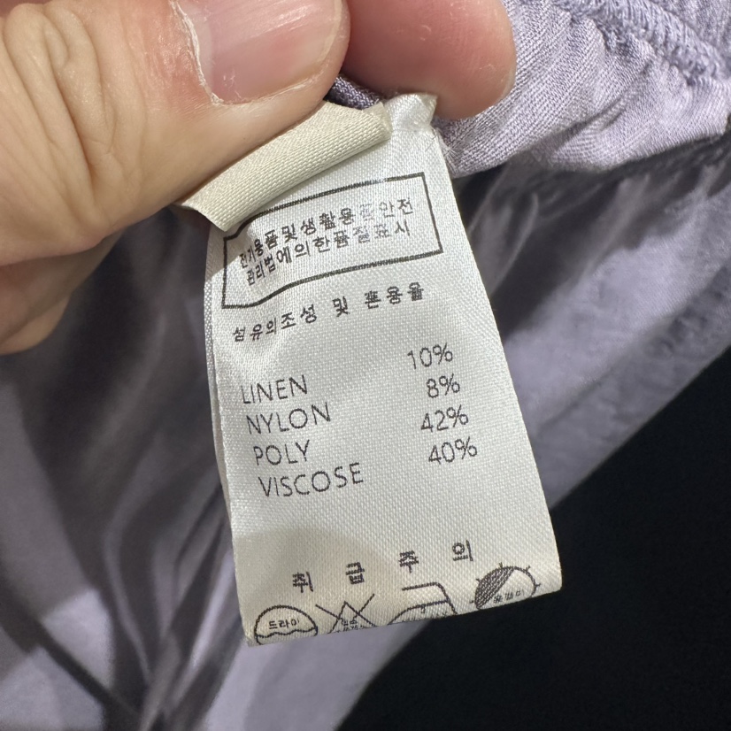 UNDER KEY韓國直郵實拍女裝新品26春夏人氣休閑褲亞麻布UNDER KEY休閑褲