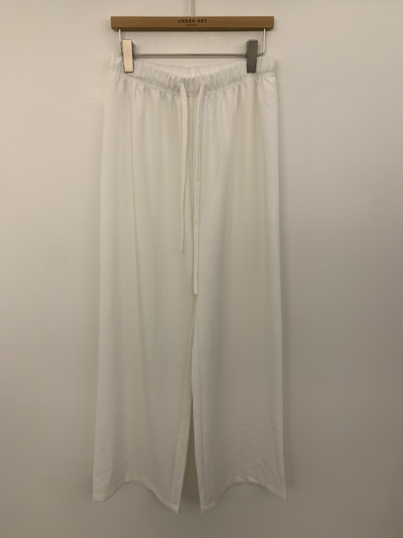 UNDER KEY韓國直郵實拍女裝新品26春夏人氣休閑褲亞麻布UNDER KEY休閑褲圖色4