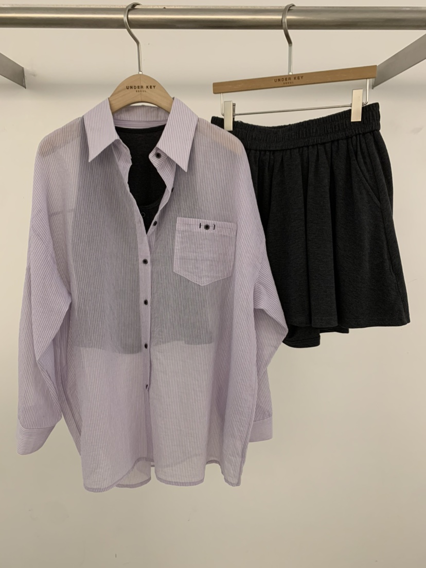 UNDER KEY韓國東大門直郵女裝新款推薦熱賣休閑時尚套裝UNDER KEY套裝圖色1