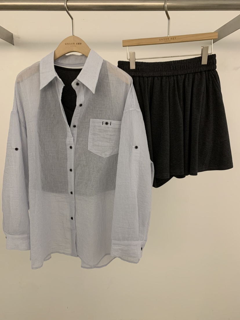 UNDER KEY韓國東大門直郵女裝新款推薦熱賣休閑時尚套裝UNDER KEY套裝圖色2