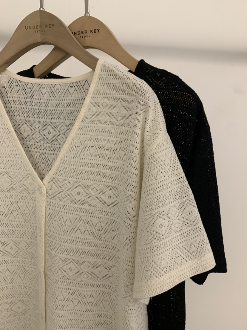 UNDER KEY韓國代購女裝新款休閑職業人氣26春夏時尚針織衫UNDER KEY針織衫
