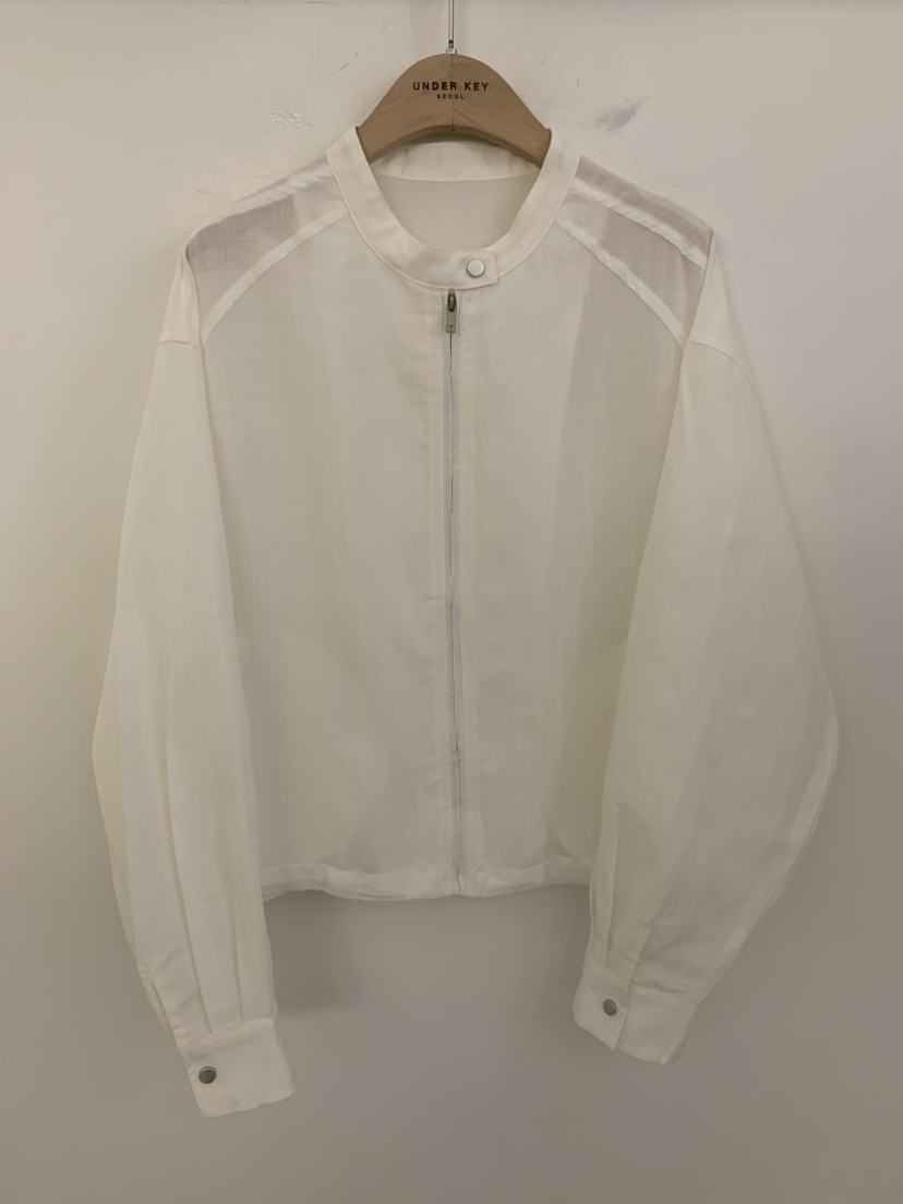 UNDER KEY韓國東大門代購女士新款休閑人氣時尚夾克亞麻布UNDER KEY夾克圖色3