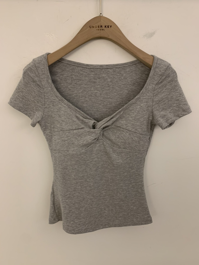 UNDER KEY韓國東大門代購女裝新品人氣26春夏時尚休閑T恤UNDER KEYT恤圖色2