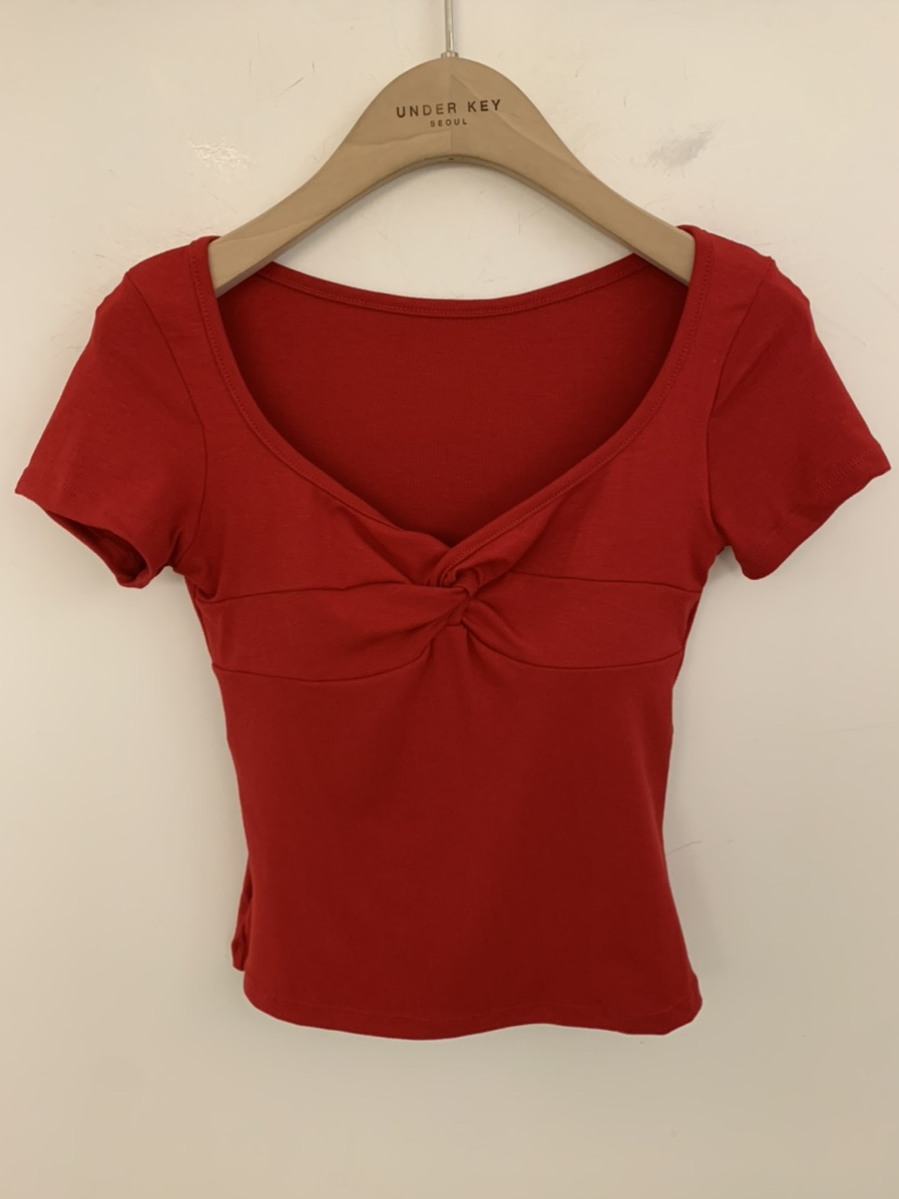 UNDER KEY韓國東大門代購女裝新品人氣26春夏時尚休閑T恤UNDER KEYT恤圖色4