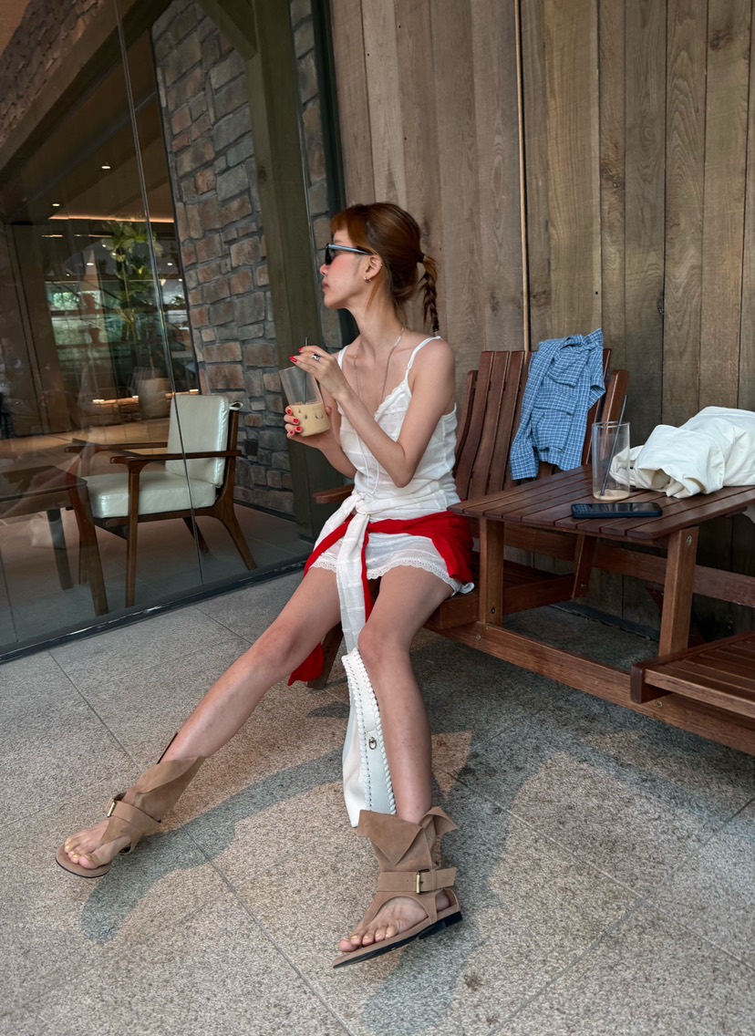 DENVER韓國直郵女士新款休閑推薦時尚26春夏吊帶背心不含屁簾DENVER吊帶/背心