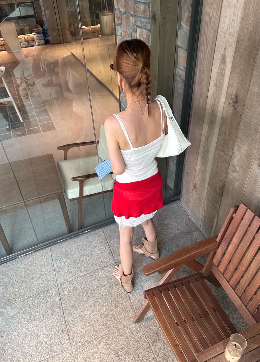 DENVER韓國直郵女士新款休閑推薦時尚26春夏吊帶背心不含屁簾DENVER吊帶/背心