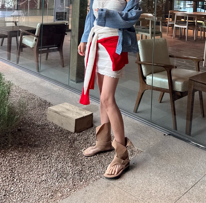 DENVER韓國直郵實拍女裝新品推薦人氣職業26春夏短裙不含屁簾DENVER短裙