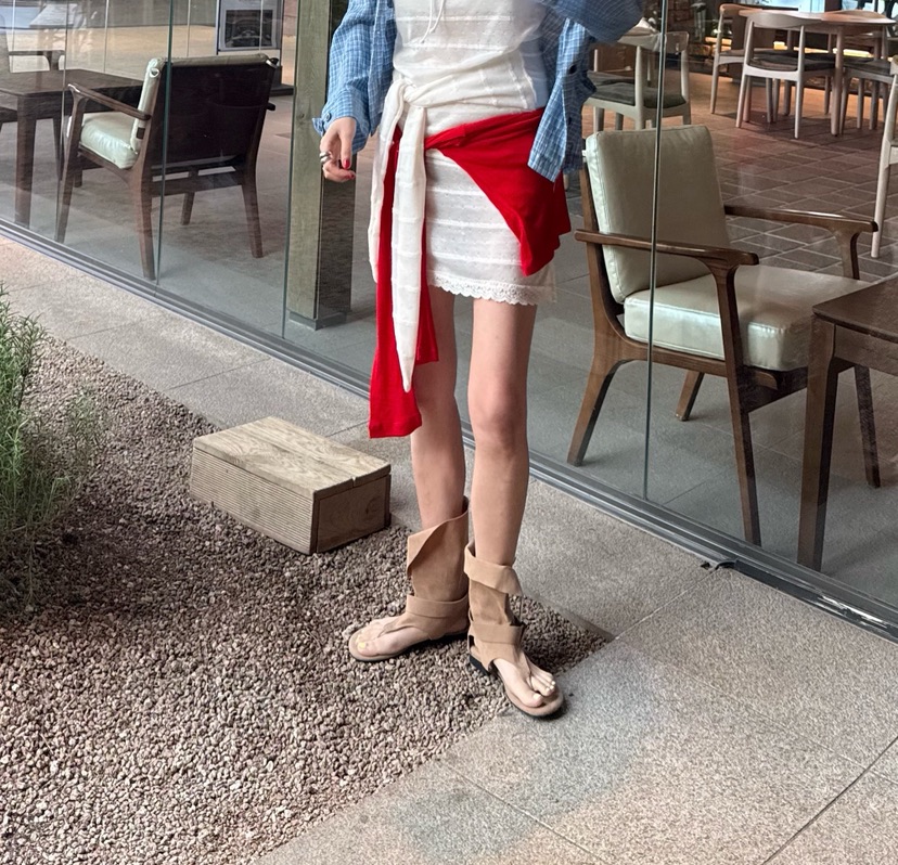 DENVER韓國直郵實拍女裝新品推薦人氣職業26春夏短裙不含屁簾DENVER短裙