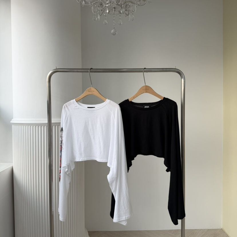 PALETTE-Q韓國直郵女裝新款人氣熱賣時尚26春夏職業長袖T恤PALETTE-Q長袖T恤