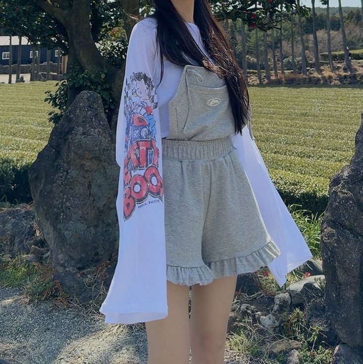 PALETTE-Q韓國直郵女裝新款人氣熱賣時尚26春夏職業長袖T恤PALETTE-Q長袖T恤