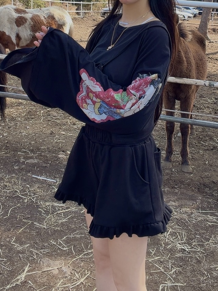 PALETTE-Q韓國直郵女裝新款人氣熱賣時尚26春夏職業長袖T恤PALETTE-Q長袖T恤