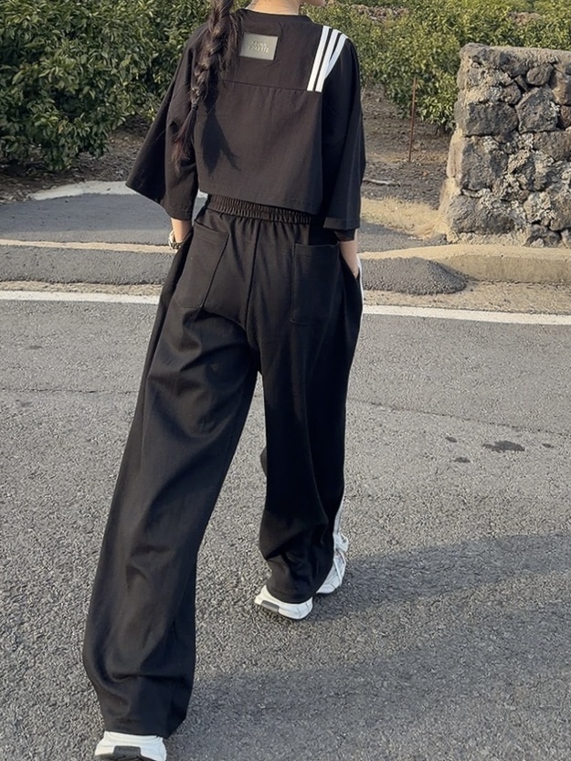 PALETTE-Q韓國直郵實拍女裝新款熱賣職業26春夏休閑褲闊腿褲PALETTE-Q休閑褲