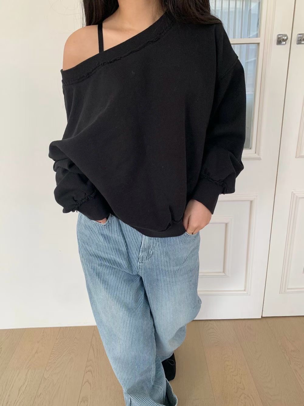 PEETS韓國代購女裝新款時尚職業推薦休閑熱賣26春夏人氣衛衣PEETS衛衣圖色1