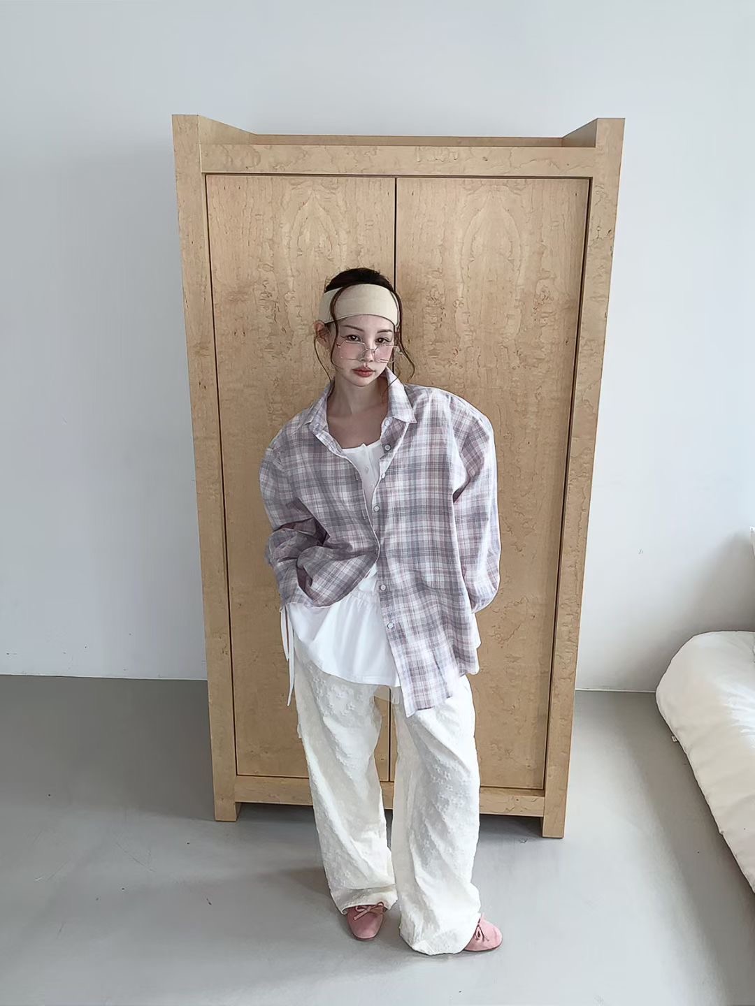 PEETS韓國直郵實拍女士新款休閑熱賣時尚襯衫蕾絲衫不含內搭PEETS襯衫/蕾絲衫