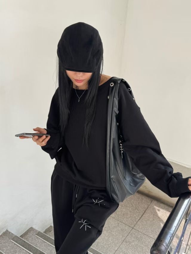 PEETS韓國代購女士新款推薦26春夏休閑職業熱賣人氣時尚衛衣PEETS衛衣圖色1