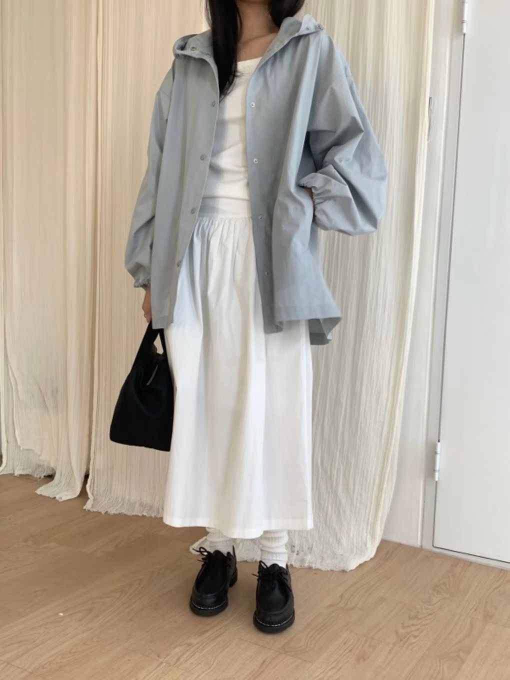 PEETS韓國東大門直郵女裝新品職業26春夏時尚熱賣休閑長裙PEETS長裙