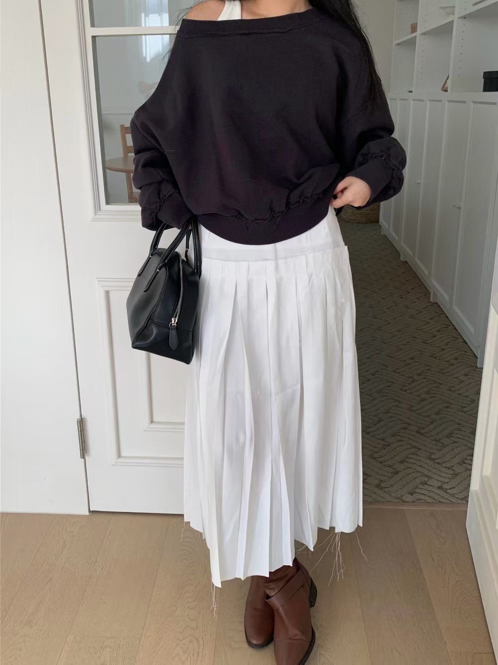 PEETS韓國直郵實拍女士新款熱賣職業休閑人氣時尚26春夏長裙PEETS長裙圖色2