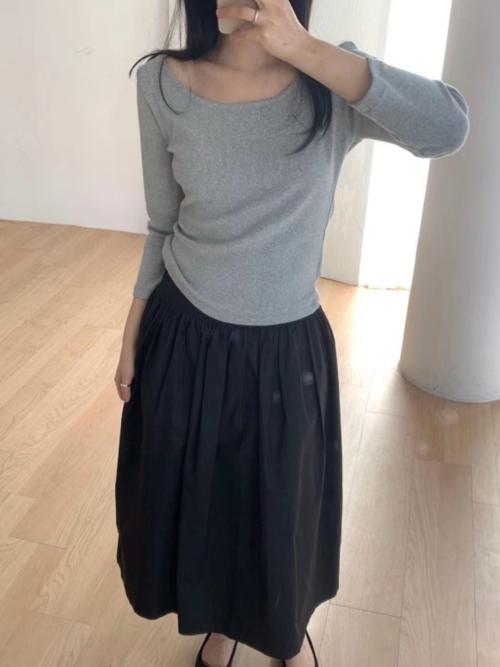 PEETS韓國直郵女士新品推薦時尚26春夏休閑職業熱賣人氣長裙PEETS長裙