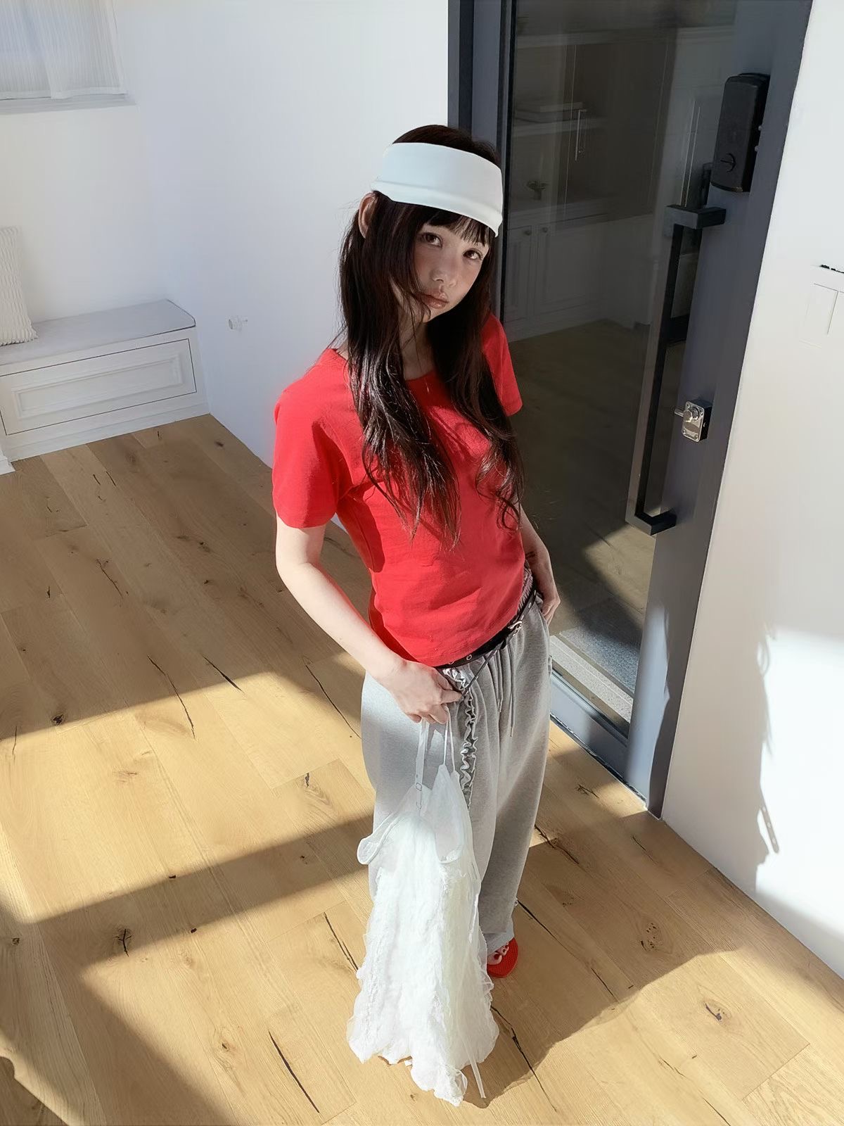 PEETS韓國東大門代購女裝新款熱賣休閑人氣休閑褲不含腰帶PEETS休閑褲