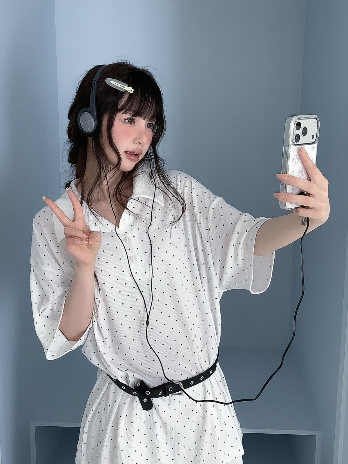 PEETS韓國直郵女裝新款推薦職業休閑26春夏熱賣T恤不含腰帶PEETST恤圖色1