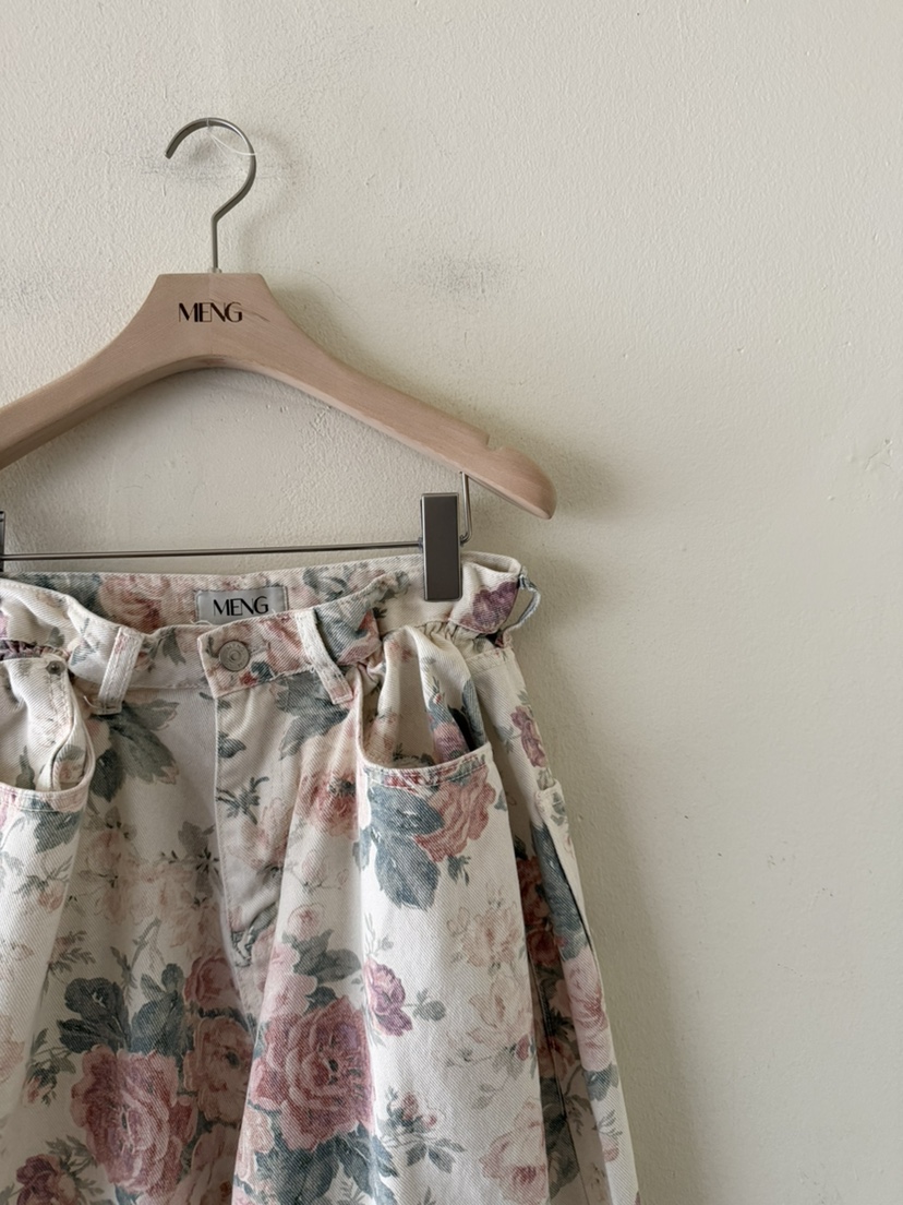 MENG韓國代購女士新品人氣熱賣26春夏職業推薦休閑褲復古MENG休閑褲