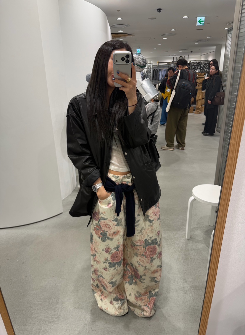 MENG韓國代購女士新品人氣熱賣26春夏職業推薦休閑褲復古MENG休閑褲