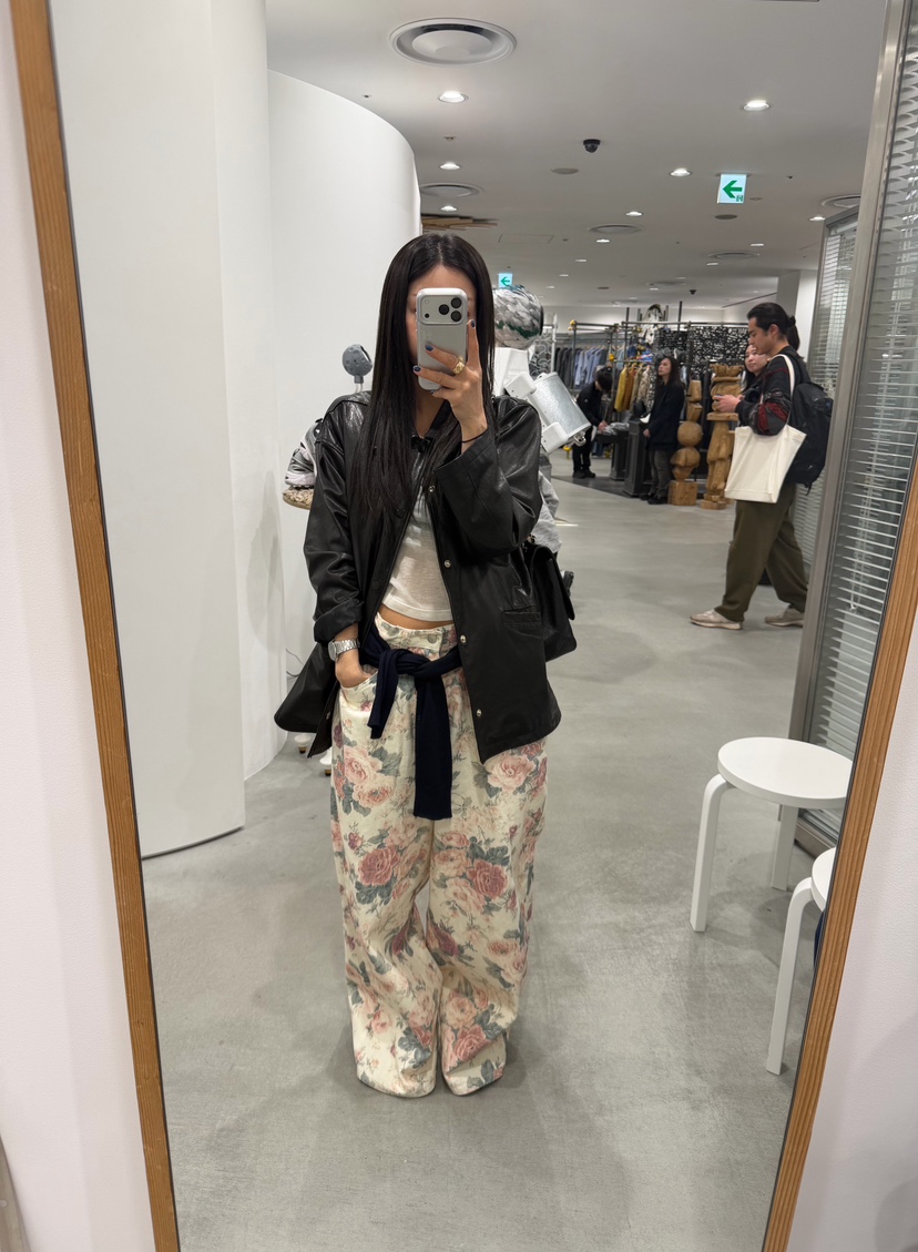 MENG韓國代購女士新品人氣熱賣26春夏職業推薦休閑褲復古MENG休閑褲