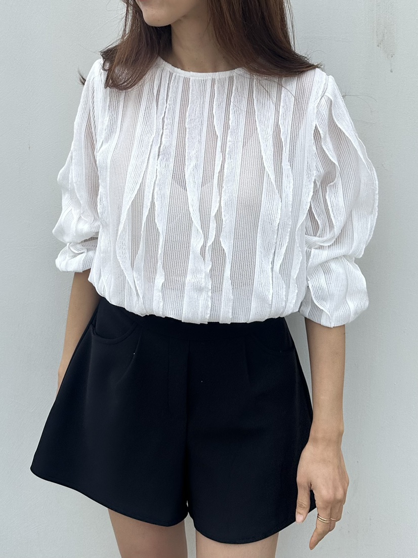 CLASSY-O韓國直郵女裝新款時尚休閑26春夏人氣襯衫蕾絲衫CLASSY-O襯衫/蕾絲衫