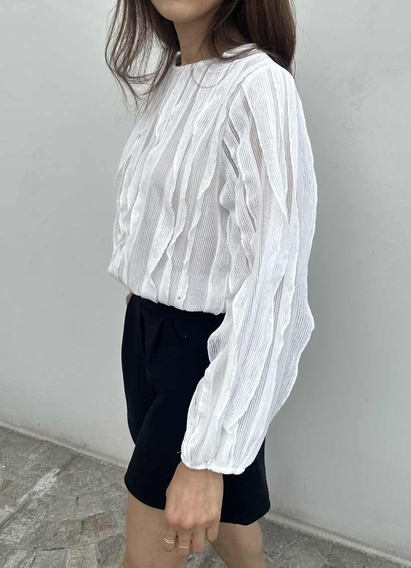 CLASSY-O韓國直郵女裝新款時尚休閑26春夏人氣襯衫蕾絲衫CLASSY-O襯衫/蕾絲衫