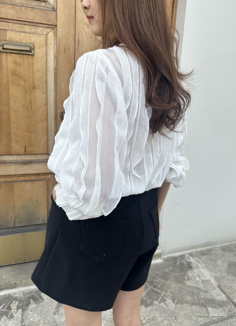 CLASSY-O韓國直郵女裝新款時尚休閑26春夏人氣襯衫蕾絲衫CLASSY-O襯衫/蕾絲衫