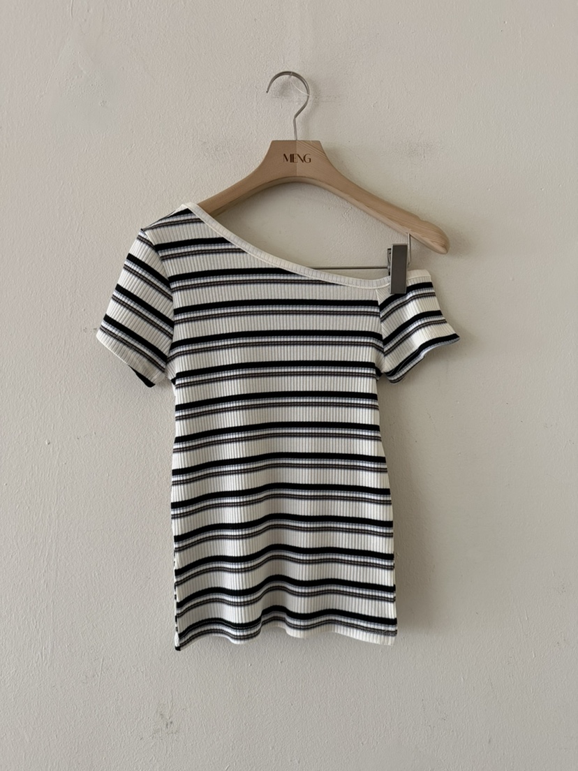 MENG韓國東大門直郵女士新款休閑時尚推薦職業26春夏人氣T恤MENGT恤圖色1