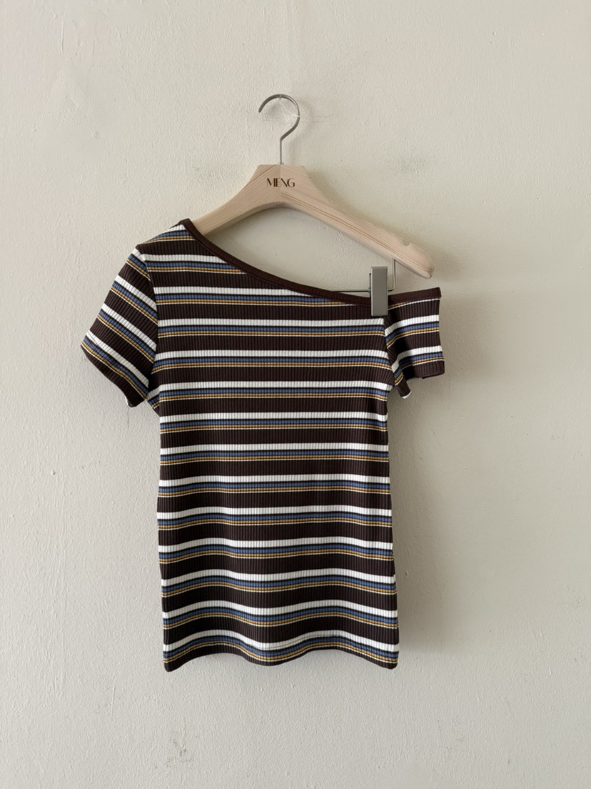 MENG韓國東大門直郵女士新款休閑時尚推薦職業26春夏人氣T恤MENGT恤圖色2