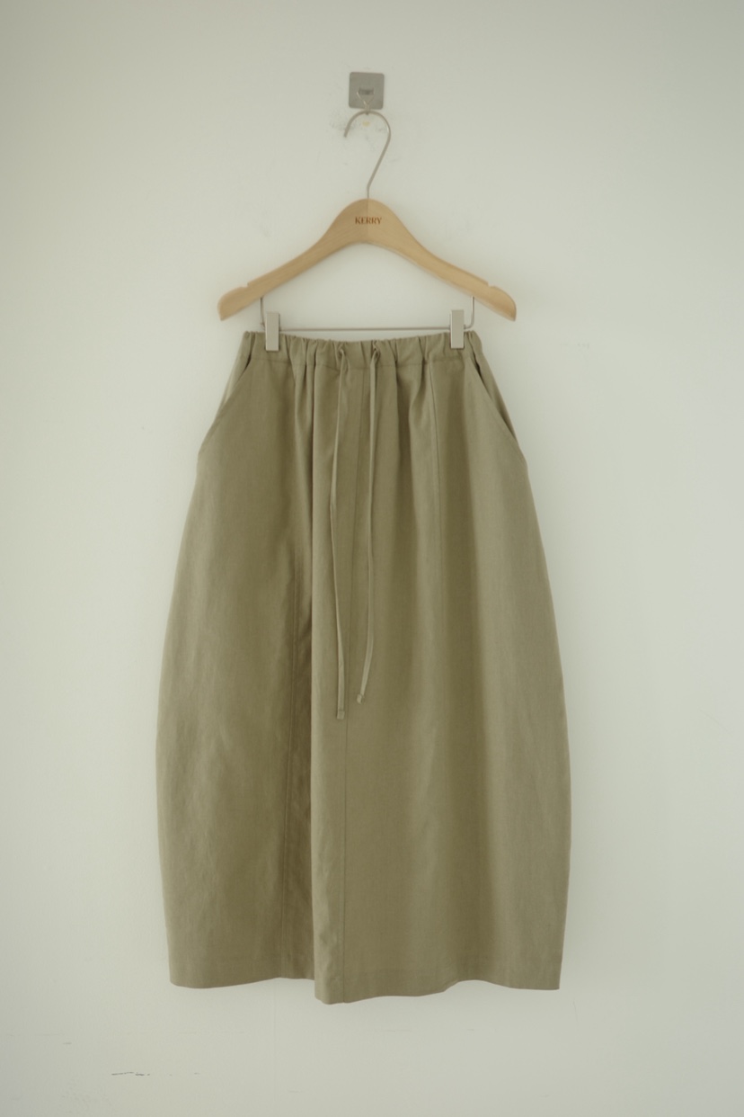 KERRY韓國直郵實拍女士新款時尚人氣26春夏半身裙中短裙亞麻KERRY半身裙/中短裙圖色2