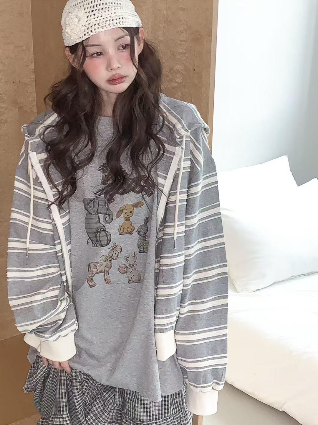 PEETS韓國直郵女士新款時尚26春夏休閑推薦人氣夾克不含內搭PEETS夾克圖色2