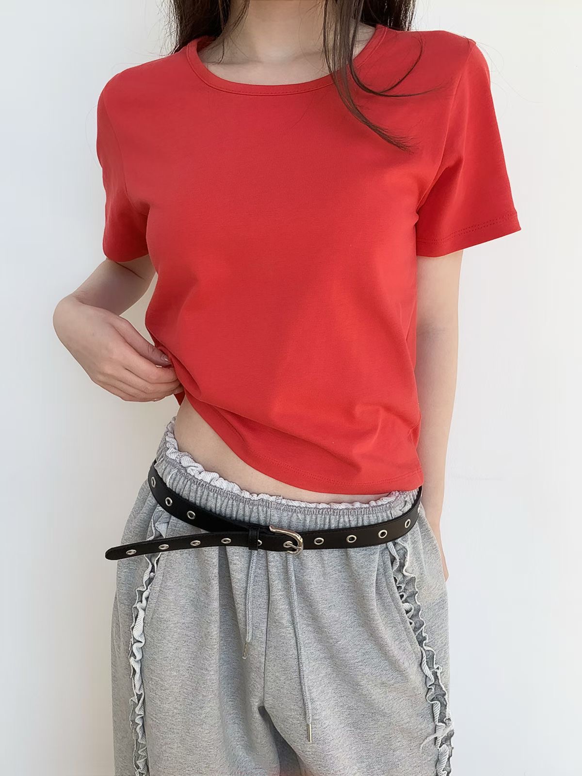 PEETS韓國代購女士新品26春夏職業休閑人氣推薦時尚熱賣T恤PEETST恤圖色1