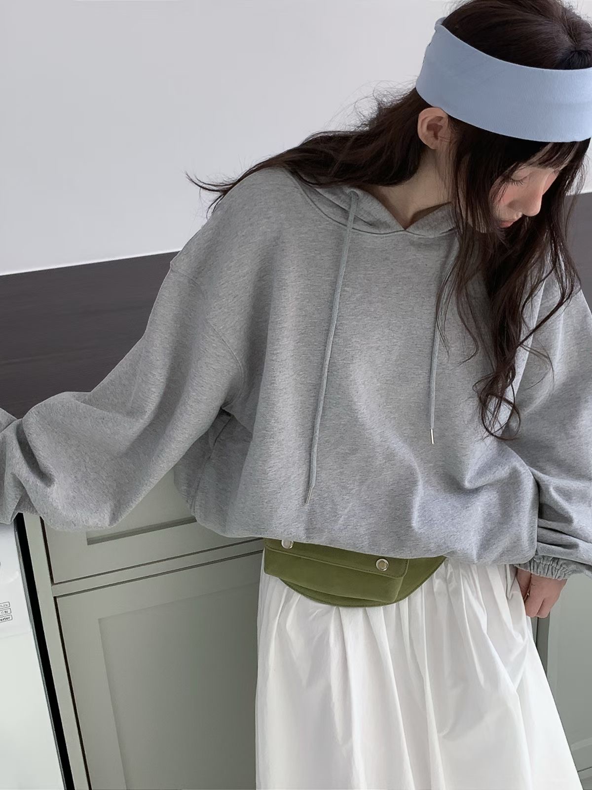 PEETS韓國直郵實拍女士新品時尚推薦熱賣休閑衛衣不含腰包PEETS衛衣