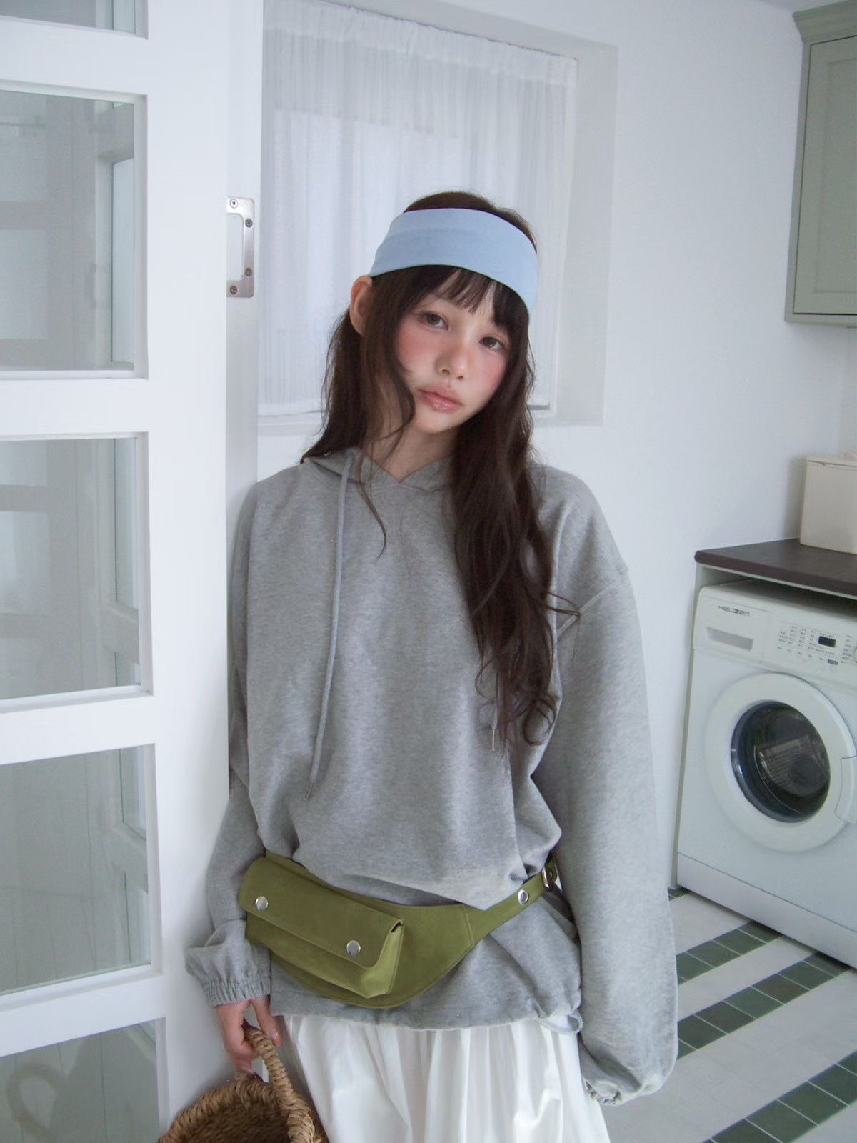 PEETS韓國直郵實拍女士新品時尚推薦熱賣休閑衛衣不含腰包PEETS衛衣圖色1